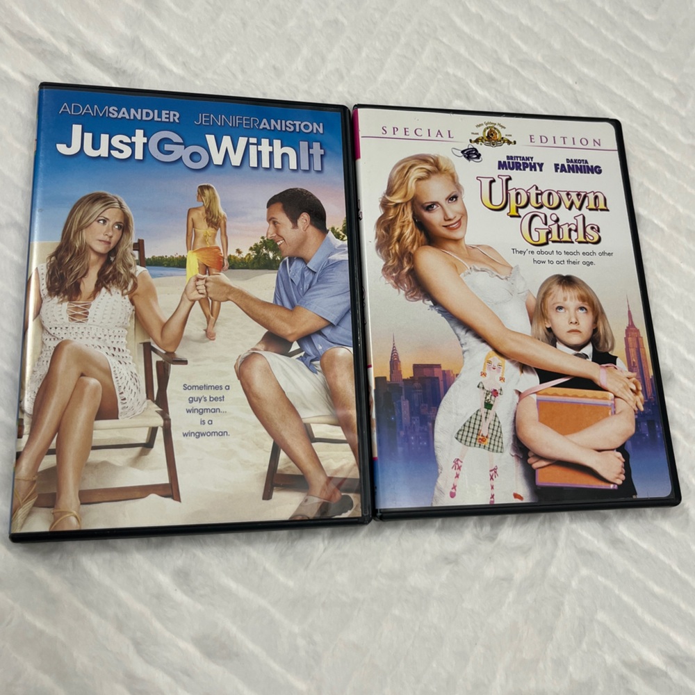 Just Go With It Uptown Girls DVD movies